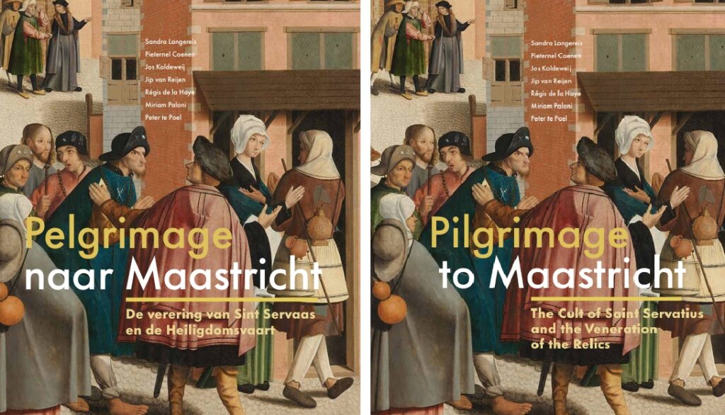 De Nederlandse en Engelse omslag van Pelgrimage naar Maastricht